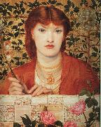Dante Gabriel Rossetti Regina Cordium Norge oil painting reproduction